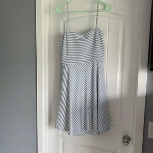 Blue and White dress